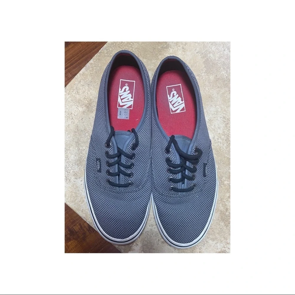 Vans Gray Canvas Sneakers